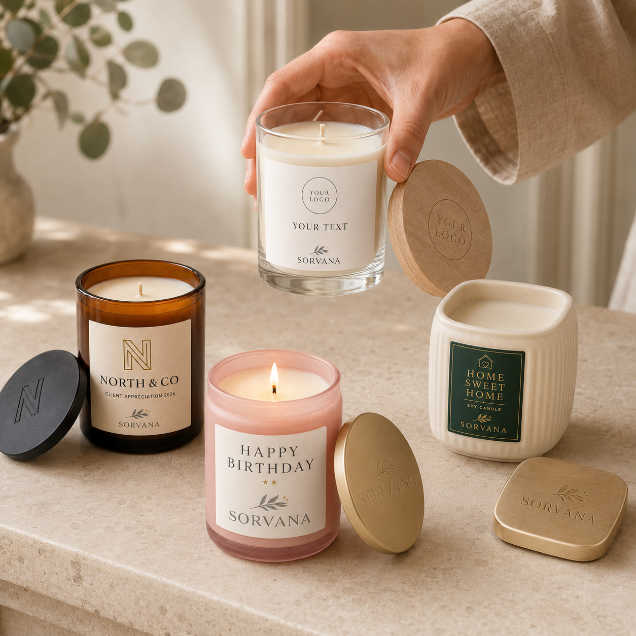 Single Wick Soy Candles