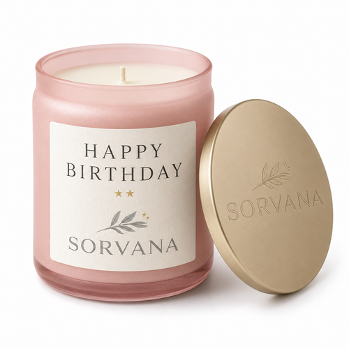 Happy Birthday Double Wick Soy Candle Gift – SORVANA