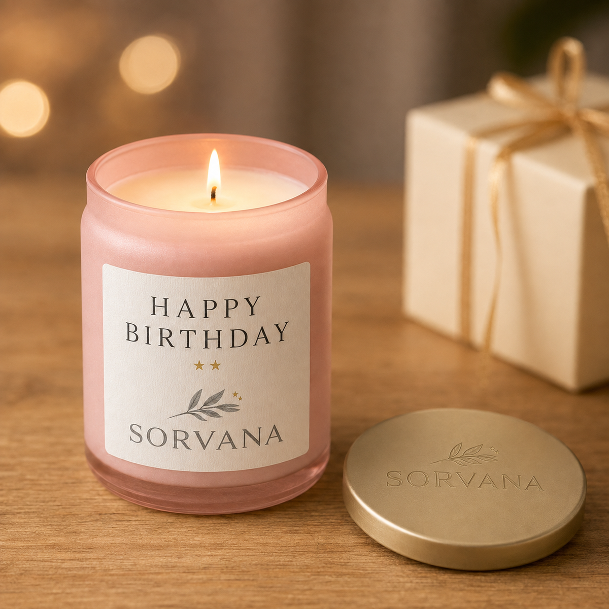 Happy Birthday Double Wick Soy Candle Gift – SORVANA