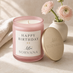 Happy Birthday Single Wick Soy Candle Gift – SORVANA