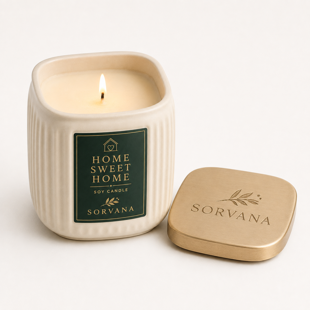 Home Sweet Home Single Wick Soy Candle Gift – SORVANA