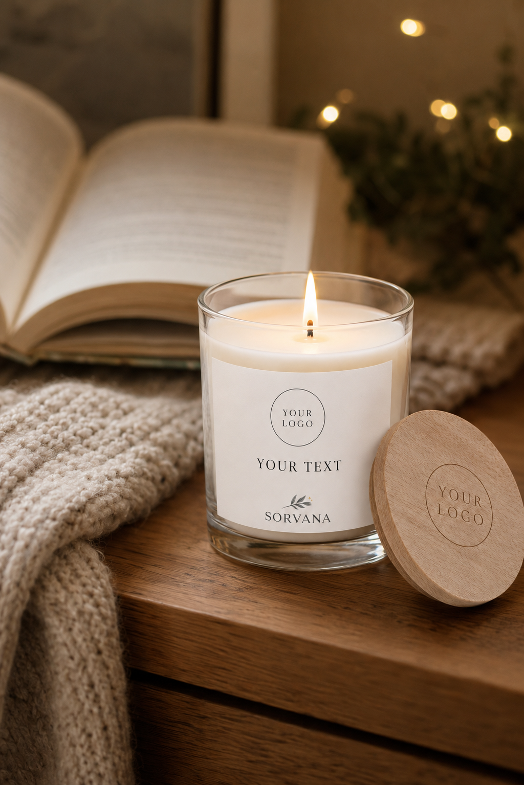 Personalised Single Wick Soy Candle – SORVANA