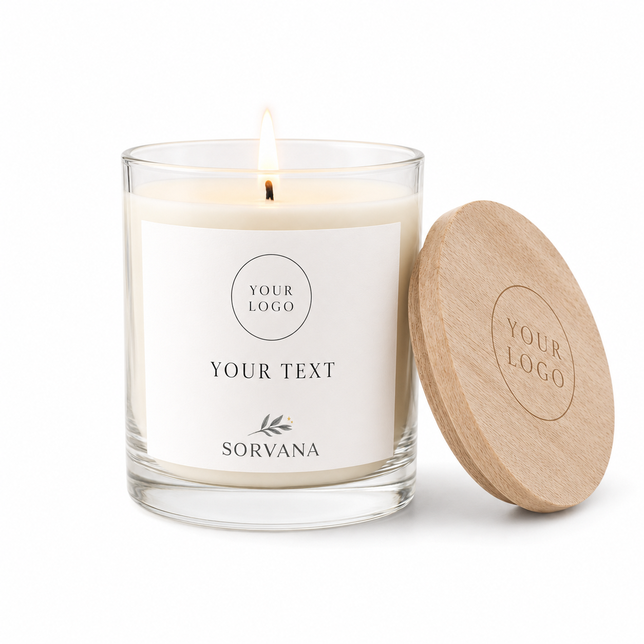 Personalised Single Wick Soy Candle – SORVANA